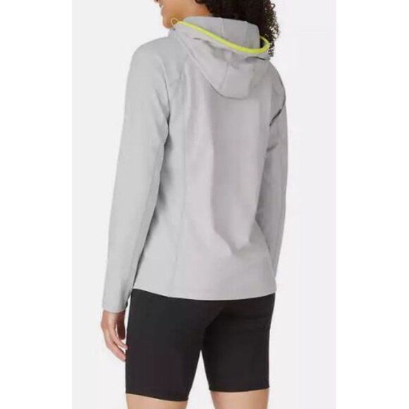 FILA Women's Funnel Neck Moisture Wicking Active Training Hoodie Gray Size Large - Picture 2 of 8